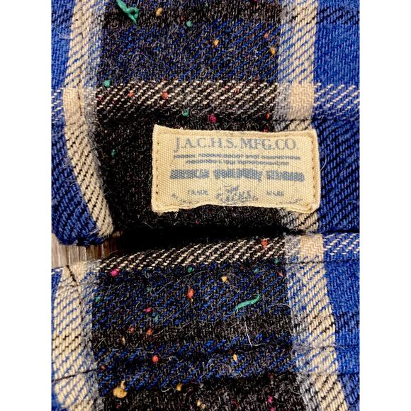 Mens Shirt Jacket L Flannel Plaid lined Work Outdoors Streetwear Fall Layering - Picture 7 of 8